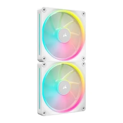 Kit com 2 Ventoinhas Corsair LX RGB Series, iCUE LINK LX140, 140mm, Branco - CO-9051032-WW