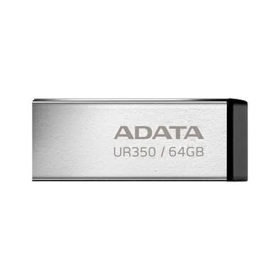 Pen Drive 64GB Adata UR350, USB 3.2, Metal - UR350-64G-RSR/BK