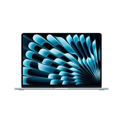 MacBook Air Apple 15" Chip M4, CPU 10 Núcleos, GPU 10 Núcleos, Neural Engine 16 Núcleos, 16GB, SSD 256GB, Azul-céu - MC7A4BZ/A