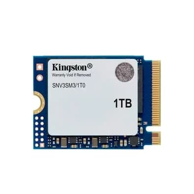 SSD Kingston NV3, 1TB, M.2 2230, PCIe 4.0 x4, NVMe, Leitura: 6000 MB/s, Gravação: 5000 MB/s - SNV3SM3/1T0