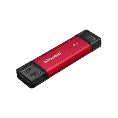 SSD Kingston Portátil, 2TB, Portátil, USB 3.2 Gen 2, Leitura: 1050 MB/s, Gravação: 950 MB/s - SPSD/2TB