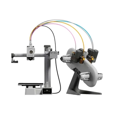 Impressora 3D Bambu Lab A1 Mini + AMS Lite (Combo) - A1MC, Impressão multicolorida, Auto-nivelamento - PF002-M+SA005-BRA