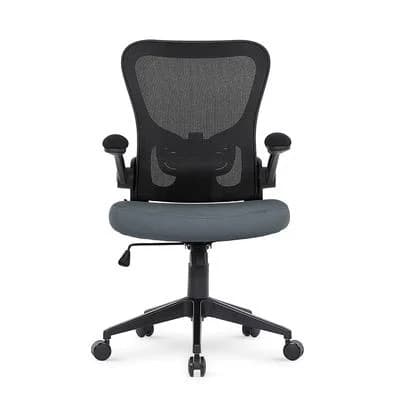 Cadeira de Escritório Ergonômica DT3 Vita, Até 120kg, Ajuste de Inclinação, Dark Grey - 13906-9
