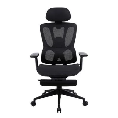 Cadeira Office XT-Office Presidente NR17, Até 130kg, Braço 4D, Ajustável, Preto - XTO-009