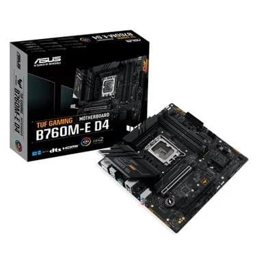 Placa-Mãe ASUS TUF Gaming B760M-E D4, Intel, M-ATX, DDR4, Preto - 90MB1E90-M0EAY0