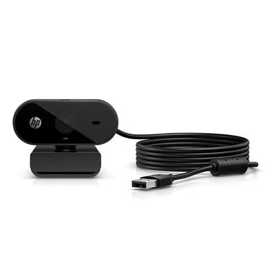 Webcam HP 320 FHD, 5MP, USB-A, Preto - 53X26AA#ABL