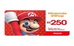 Gift Card Nintendo eShop R$250 - Cartão Presente Digital