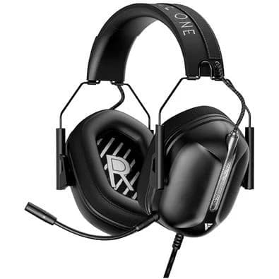 Headset Gamer Force One Luna Isolamento, Acústico Passivo, Multiplataforma, Plug De 35mm P3, Preto - FR.AU.LU.01
