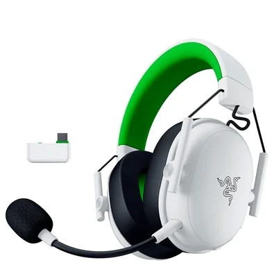 Headset Gamer Sem Fio Razer BlackShark V3 X HyperSpeed, Drivers 50mm, Branco - RZ04-05420300