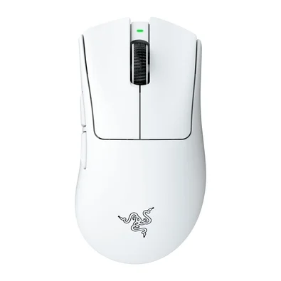 Mouse Gamer Sem Fio Razer DeathAdder V4 Pro, Até 45000 DPI, Ultra-Leve, HyperSpeed Gen-2, Branco - RZ01-05330200