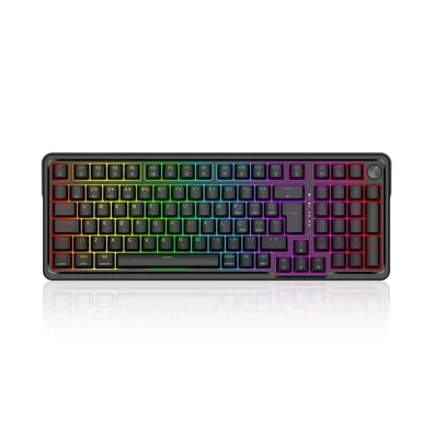 Teclado Mecânico Gamer Sem Fio Redragon Eisa Pro K686-RGB-PRO, RGB, ABNT2, Switch Mambo, Tri-Mode, Preto - K686-RGB-PRO ( PT-MAMBO )
