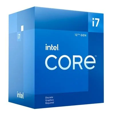 Processador Intel Core i7-12700F, 2.1GHz (4.9GHz Max Turbo), Cache 25MB, 12 Núcleos, 20 Threads, LGA 1700, Sem Vídeo Integrado - BX8071512700F