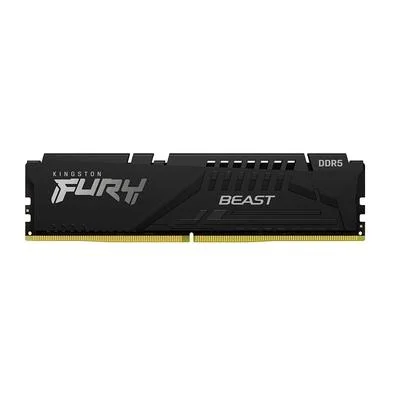 Memória RAM Kingston Fury Beast, 16GB, 5600MHz, DDR5, CL40, para Intel XMP, Preto - KF556C40BB-16