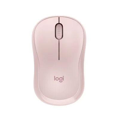 Mouse Sem Fio Logitech M240, Bluetooth, Clique Silencioso, Design Ambidestro Compacto, Rosa - 910-007117