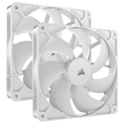 Kit com 2 Ventoinhas Corsair RS140, 140mm, PWM, Branco - CO-9050195-WW