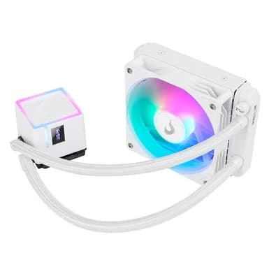 Water Cooler Gamer Rise Mode Frost, Rainbow, 120mm, AMD e Intel, Branco - RM-WCZ-01-RBW