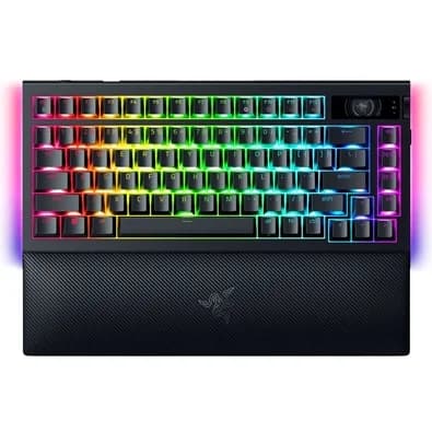 Teclado Gamer Sem Fio Razer BlackWidow V4 Pro, 75%, Chroma RGB, Hot Swappable, Layout US - RZ03-05130200