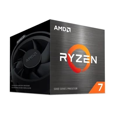 Processador AMD Ryzen 7 5700, 3.7 GHz (4.6GHz Max Turbo), Cache 20MB, 8 Núcleos, 16 Threads, AM4, Sem Vídeo Integrado - 100-100000743SBX