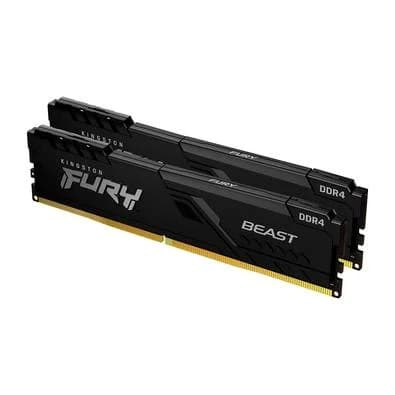 Kingston FURY Beast Black 64GB (2x32GB) DDR4 3200MT/s CL16 DIMM Kit