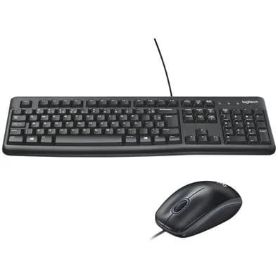 Logitech MK120 Corded Keyboard and Mouse Combo