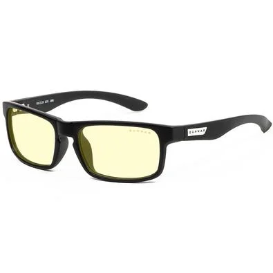 Óculos Gunnar Enigma com Filtro de Luz Azul, Âmbar Amarelo, Armação Ônix Preto - ENI-00101
