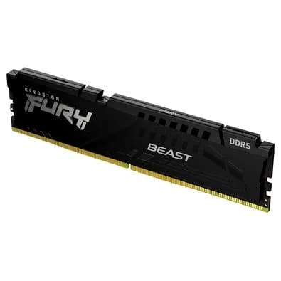 Memória Kingston FURY Beast DDR5 16GB 5200MT/s CL40 Black XMP (KF552C40BB-16)