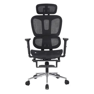 Cadeira Office XT-Office Presidente NR17, Até 120kg, Reclinável, Nylon, Preto - XTO-011