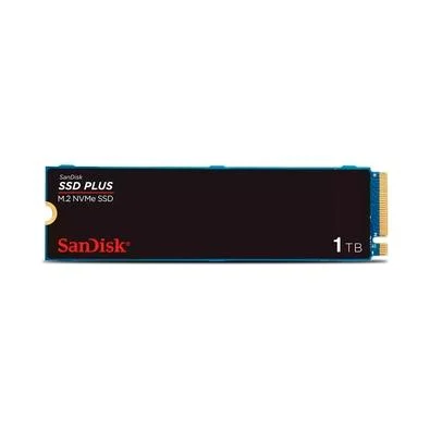 SSD SanDisk Plus, 1TB, M.2 2280, PCIe 3.0 x4, NVMe, Leitura: 3200 MB/s, Gravação: 3200 MB/s, Preto - SDSSDA3N-1T00-G26