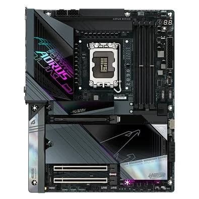 Placa-Mãe Gigabyte Z890 AORUS MASTER, Intel, ATX, DDR5, RGB, Wi-Fi 7, Bluetooth, Preto - Z890 AORUS MASTER