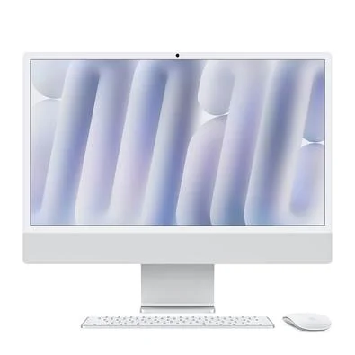 Apple iMac 24 polegadas com Tela Retina 4.5K, chip M4, CPU 8 núcleos, GPU 8 núcleos, 16 GB, SSD 256 GB, Prateado