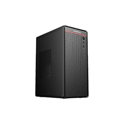 Gabinete Office HAYOM GB1751, Mid Tower, Sem FANs, Preto - GB.17.10.51
