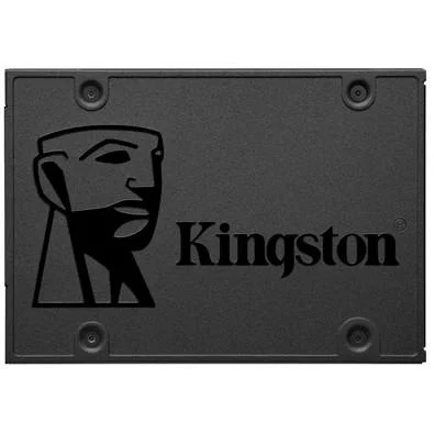 SSD Kingston A400, 480GB, 2.5", SATA III, Leitura: 500 MB/s, Gravação: 450 MB/s, Preto - SA400S37/480G