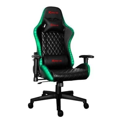 Cadeira Gamer Xtrike me GC-907, Até 150kg, gaming chair with RGB light, Preto - GC-907