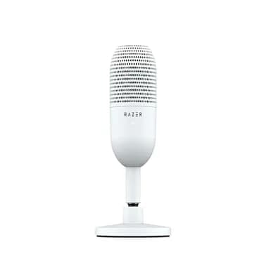 Microfone Razer Seiren V3 Mini Ultra Compacto, USB, Branco - RZ1905050300