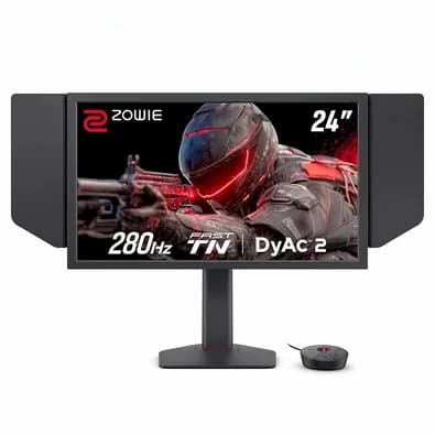 Monitor Gamer ZOWIE 24.1", Full HD, 280Hz, 1ms, Fast TN, DyAc 2, DisplayPort e HDMI, Altura Ajustável, Preto - XL2546X+