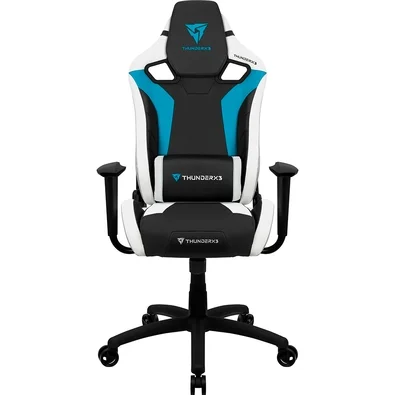 Cadeira Gamer ThunderX3 XC3, Até 120Kg, Reclinável, Com Almofadas, Cilindro de Gás Classe 4, Preta e Azul - 78313