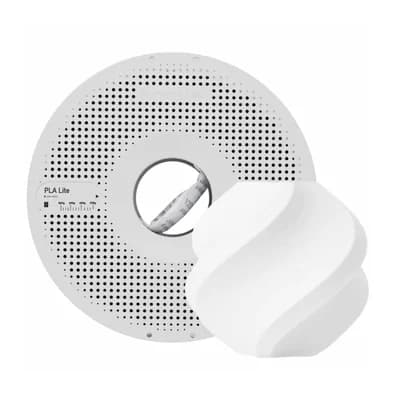 Filamento Bambu Lab para Impressora 3D PLA LITE, Com carretel reutilizável 1,75mm , 1kg, Branco - A18-W0-1.75-1000-SPL
