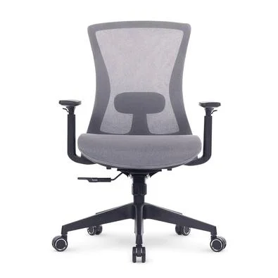 Cadeira de Escritório Ergonômica DT3 Vicenza, Até 120Kg, Ajuste de Ângulo, Cinza - 13386-1