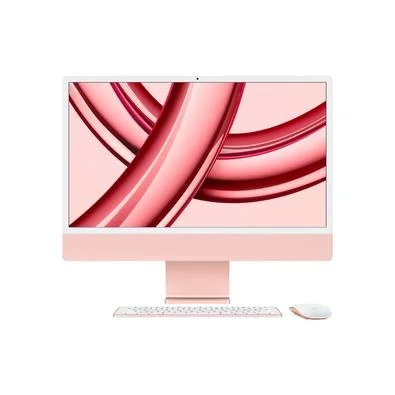 Apple iMac 24 polegadas 2024 com chip M4, CPU 10 núcleos, GPU 10 núcleos, 16 GB, SSD 512 GB, Rosa