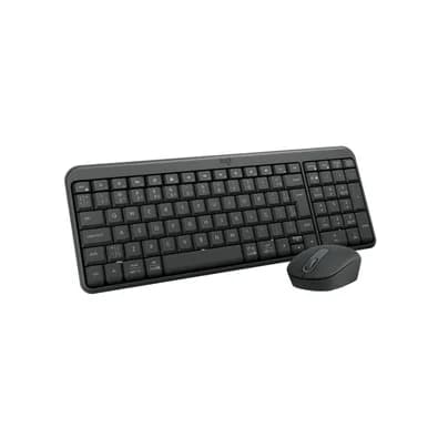 Kit Teclado e Mouse Sem Fio Logitech MK250 Compacto, Mouse Ambidestro, Bluetooth, ABNT2, Compatível PC e Mac, Grafite - 920-013516