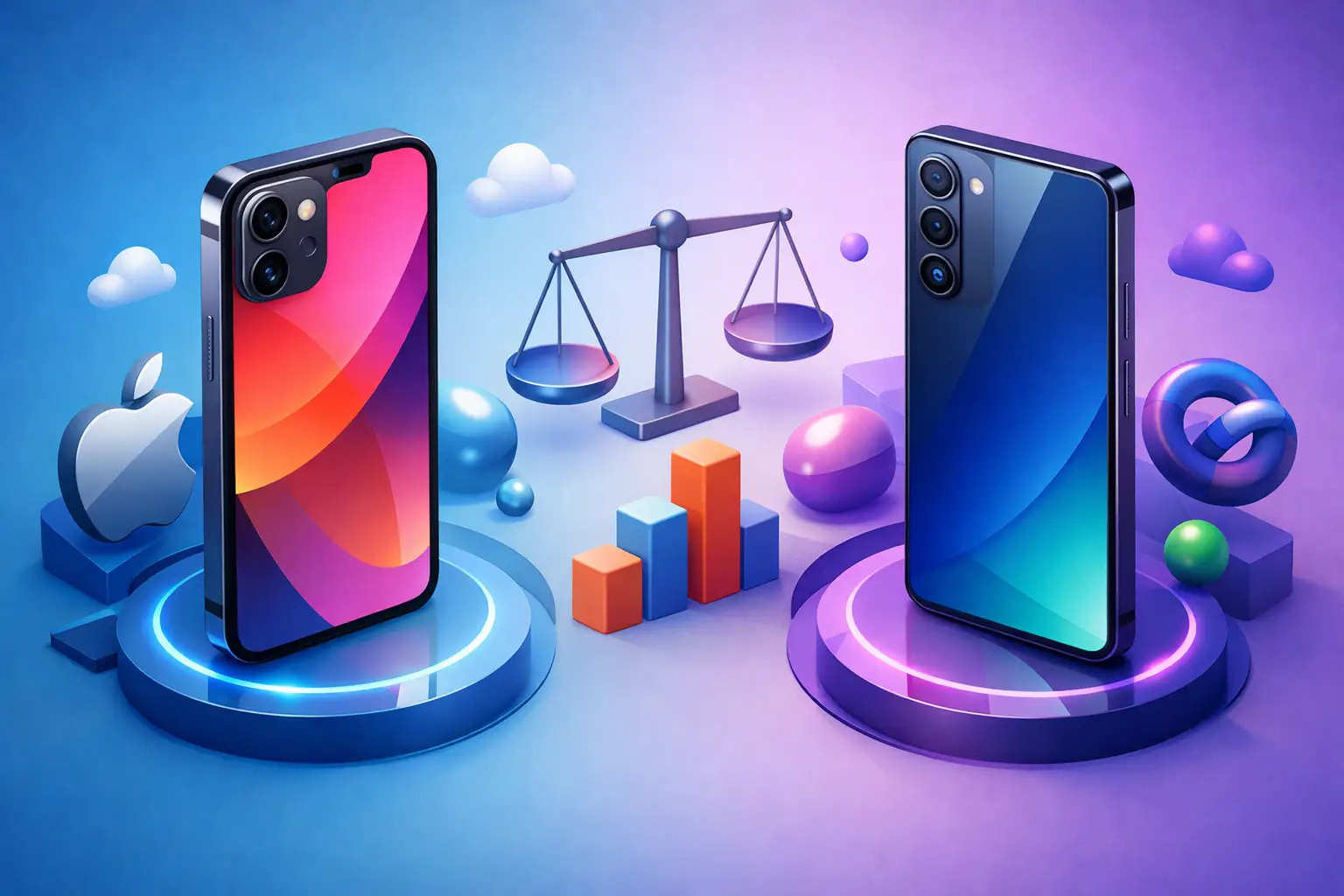 iPhone ou Samsung intermediário: qual vale mais?