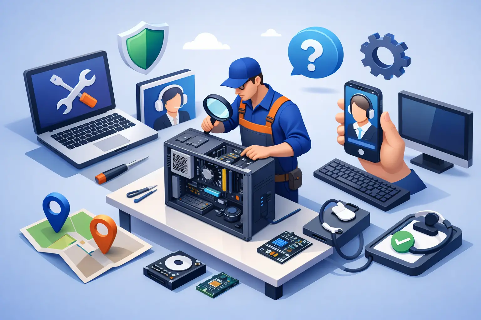 Como escolher assistência técnica informática