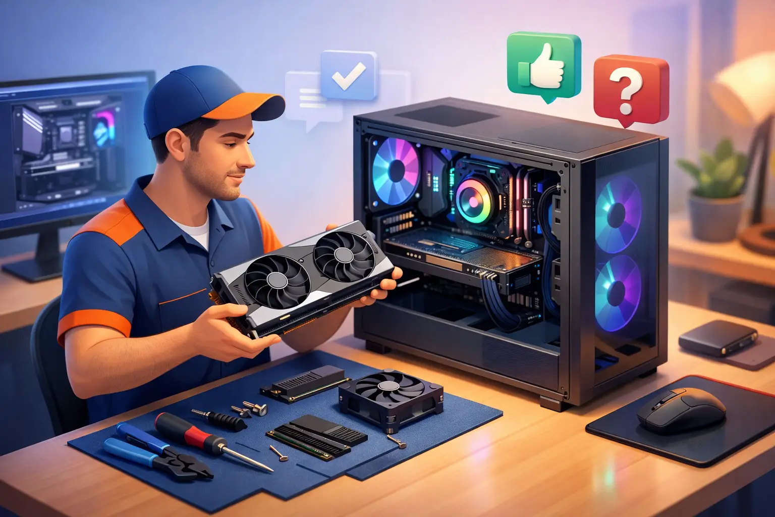Serviço de montagem de PC vale a pena?
