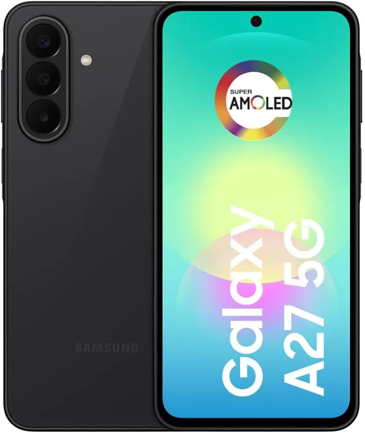 Celular Galaxy A27 5G 256GB, câmera tripla de 50MP - Preto
