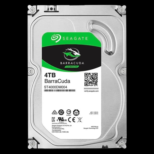 HD interno Seagate BarraCuda 3.5" Hard Drive 4TB