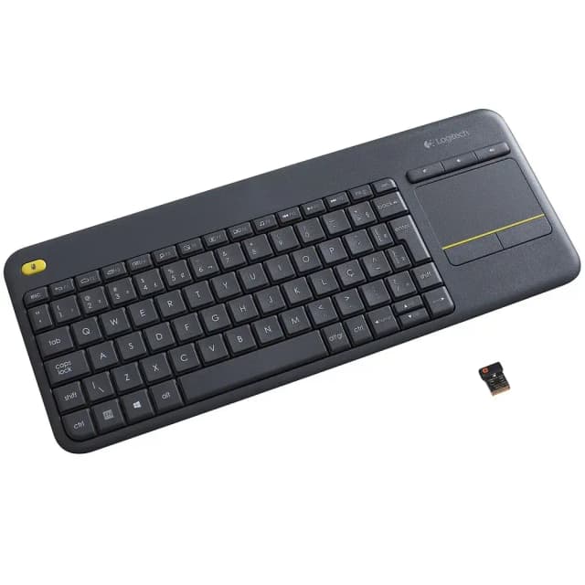 Teclado sem fio Logitech K400 Plus Wireless Touch Keyboard