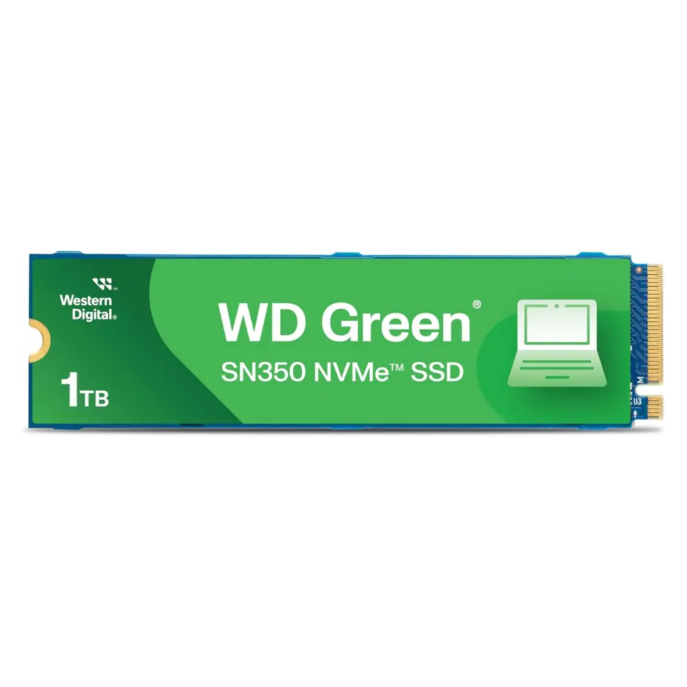 SSD WD Green SN350 NVMe 1TB QLC M.2 2280 PCIe Gen3 x4