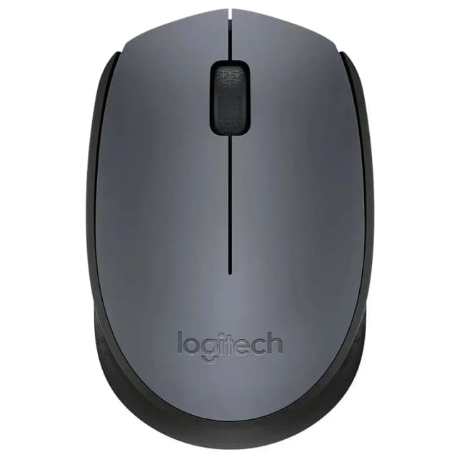 Mouse sem fio Logitech M170 Cinza