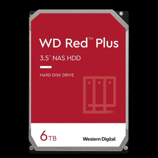 Western Digital WD Red 6TB NAS Hard Drive 3.5" SATA 6 Gb/s