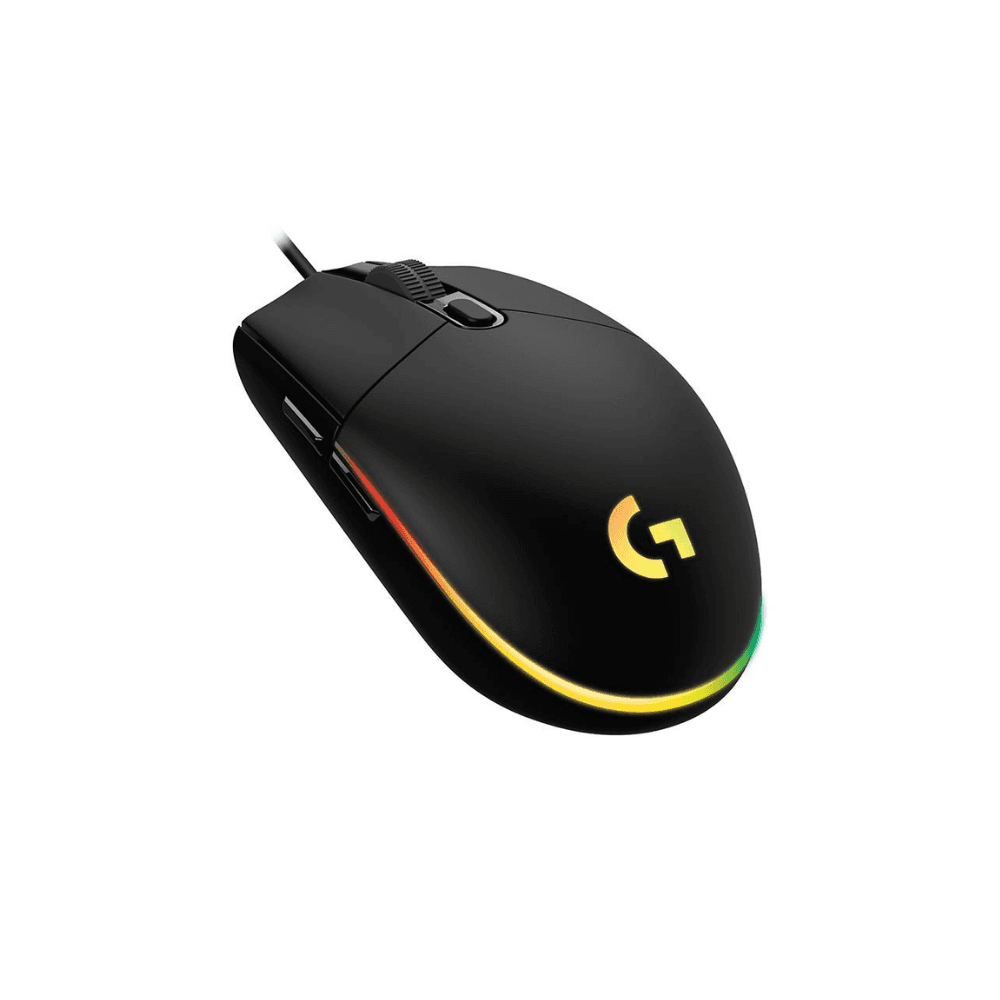 Logitech G203 LIGHTSYNC Wired Gaming Mouse - Black